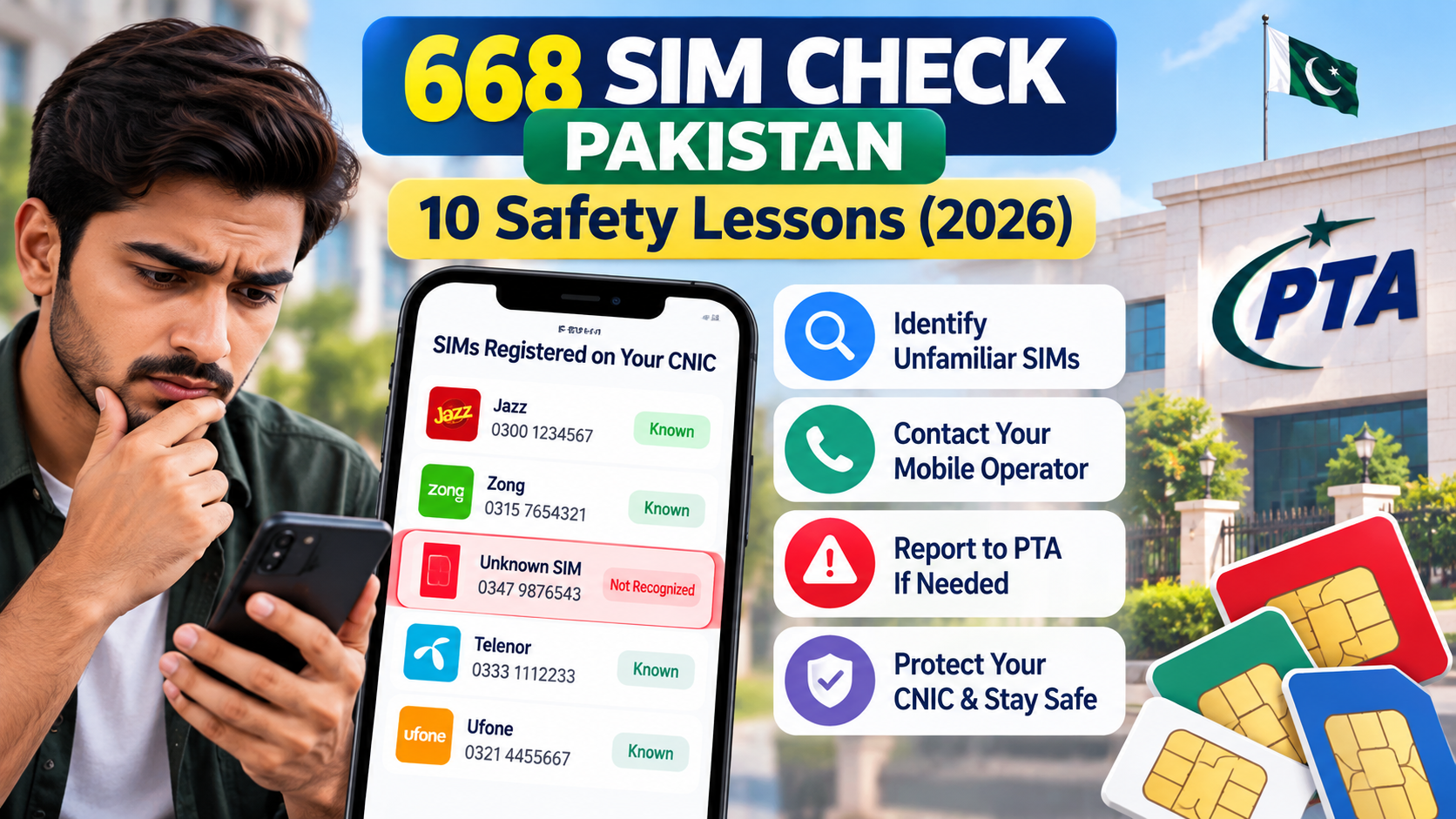 10 SIM Safety Lessons from 668 Checks in Pakistan: Warning Signs, Risks and Smart Actions (2026)