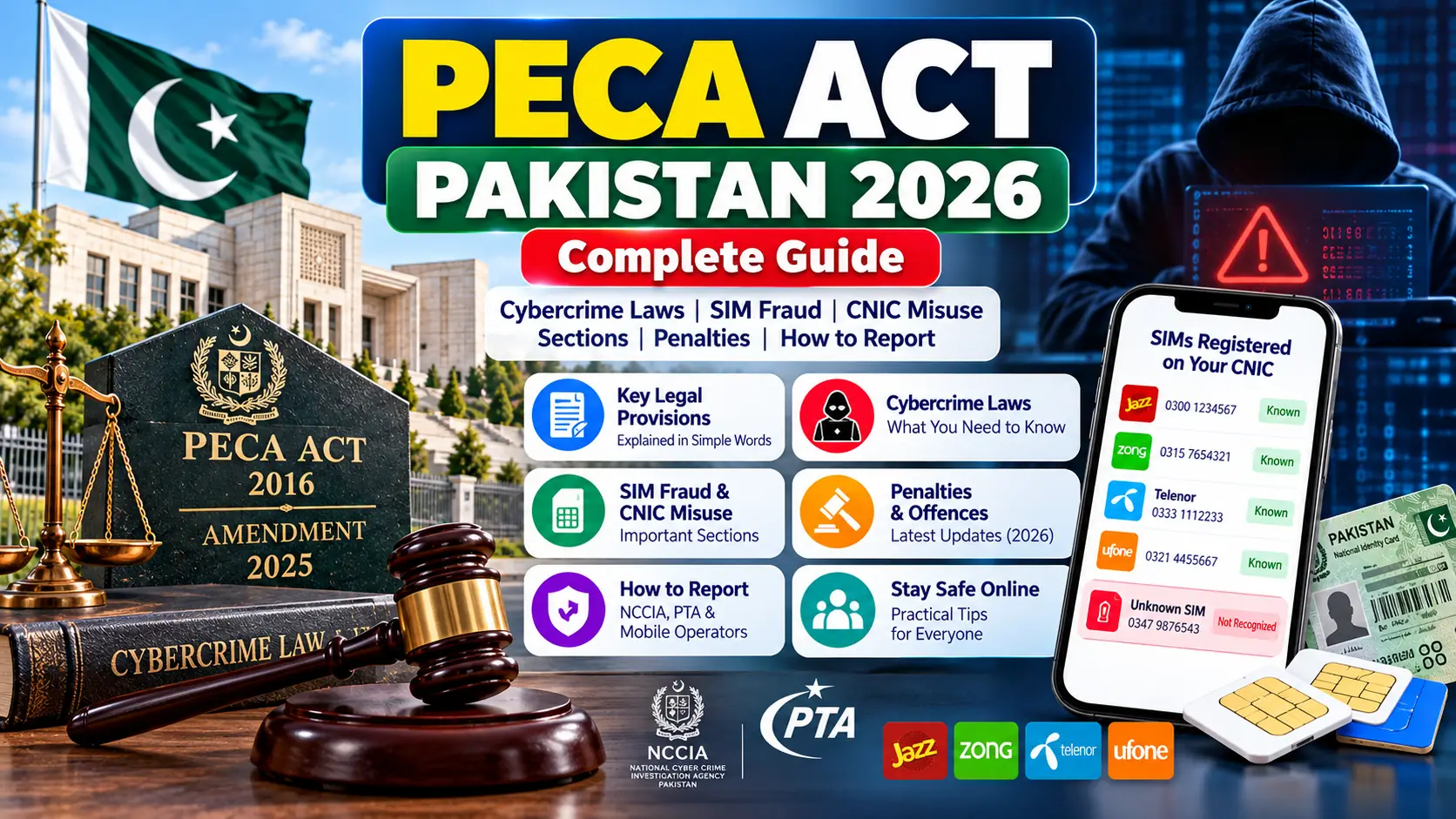 PECA Act Pakistan 2026: Cybercrime Laws, SIM Fraud, CNIC Misuse and How to Report