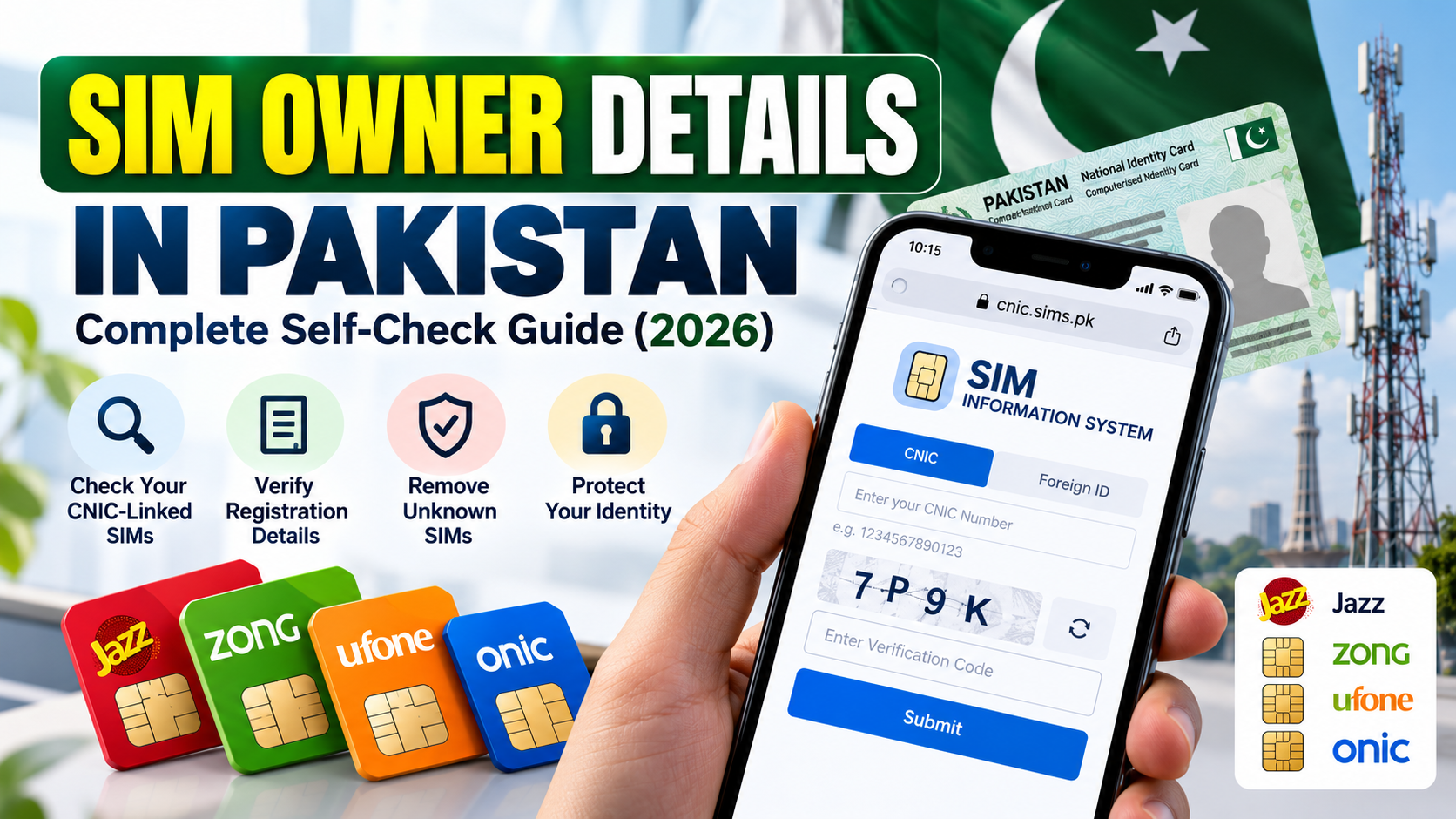 SIM Owner Details in Pakistan – Complete Self-Check Guide 2026